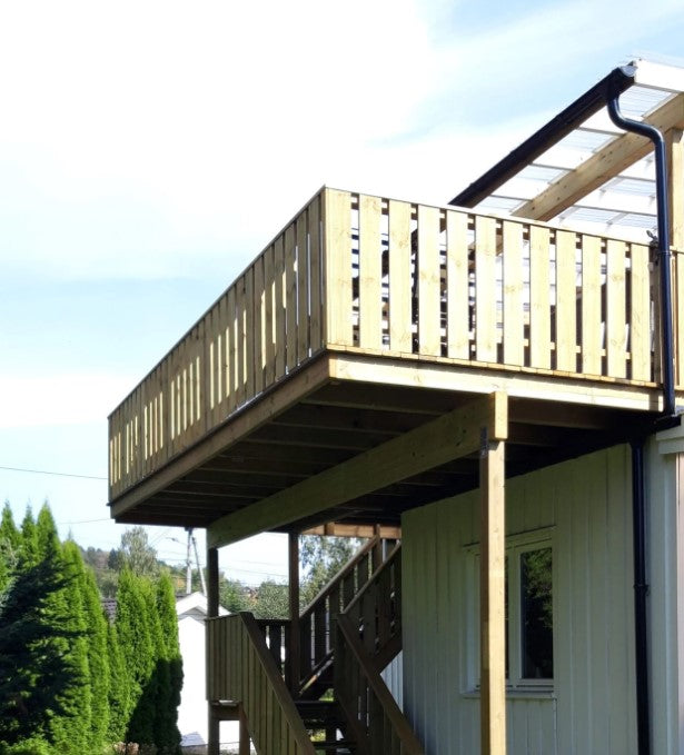 Veranda opptil 10 m2